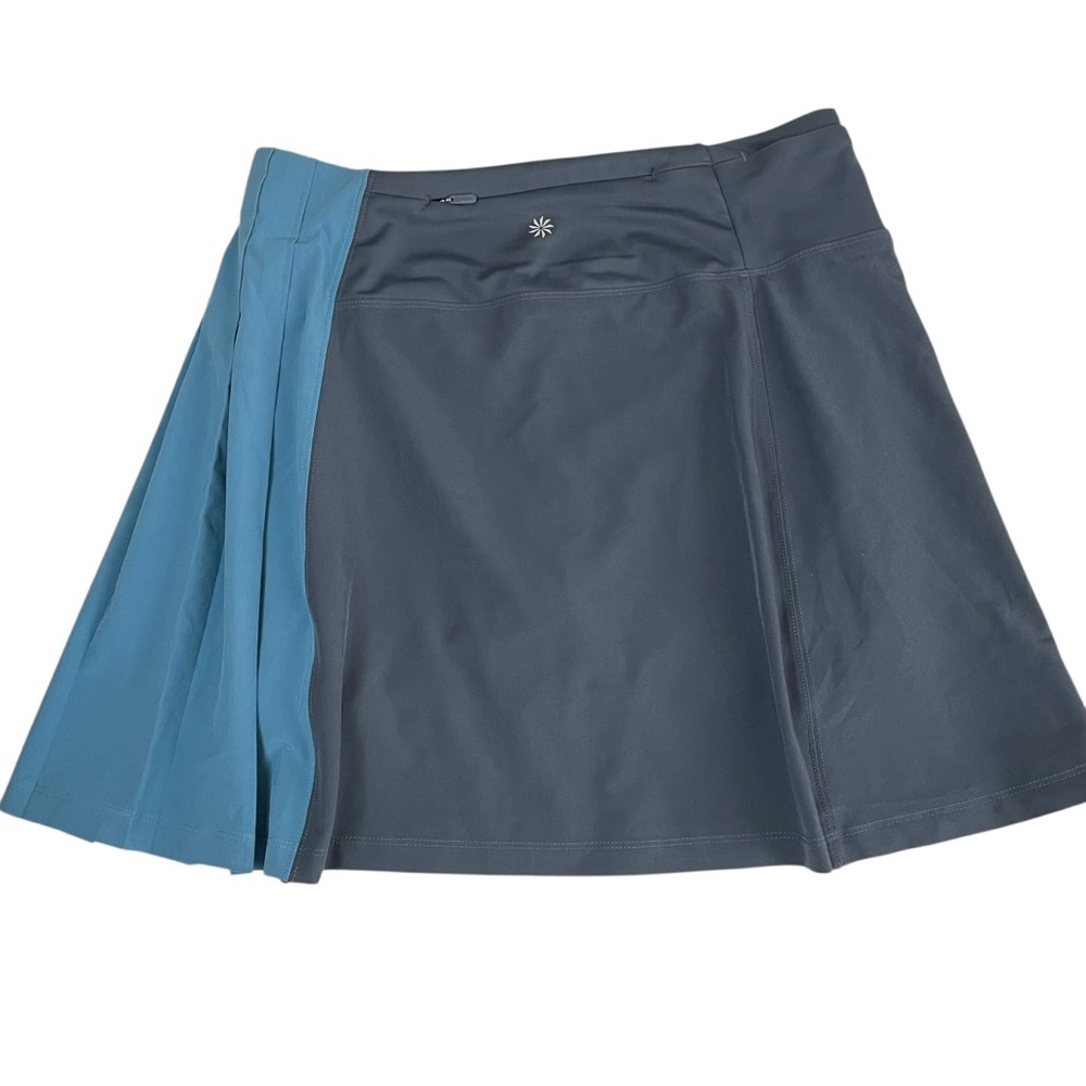 Athleta Fairway Pleated Skort Granite Blue Small - Picture 7 of 16